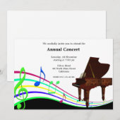 Concertmuziek Kaart (Voorkant / Achterkant)