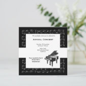 Concertmuziek Kaart (Staand voorkant)