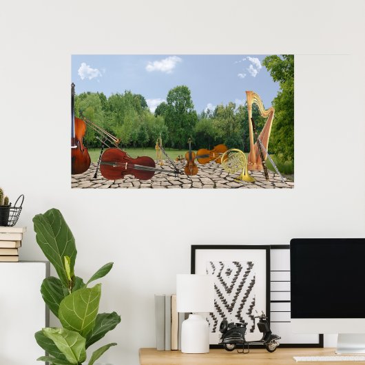 Concerto al Fresco Poster (Thuiskantoor)