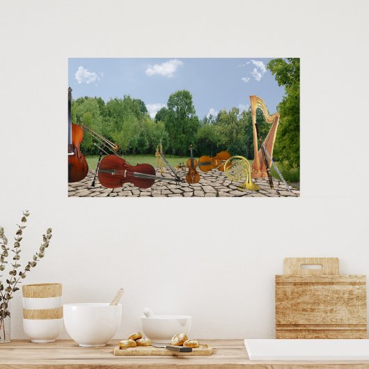 Concerto al Fresco Poster (Keuken)