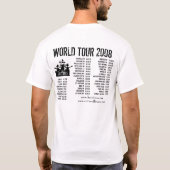 Concertour 2008 () t-shirt (Achterkant)