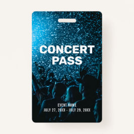 Concertpasfoto Aangepaste ID-badge Badge