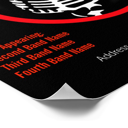  concertPoster Poster (Hoek)