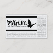 concertticket visitekaartje (Achterkant)