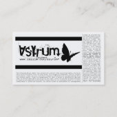 concertticket visitekaartje (Achterkant)