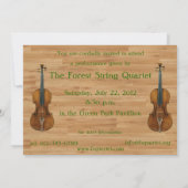 Concertuitnodiging Kaart (Achterkant)