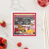 Concessies, Red-PAPER PARTIJNAPKINS Servet (Insitu)