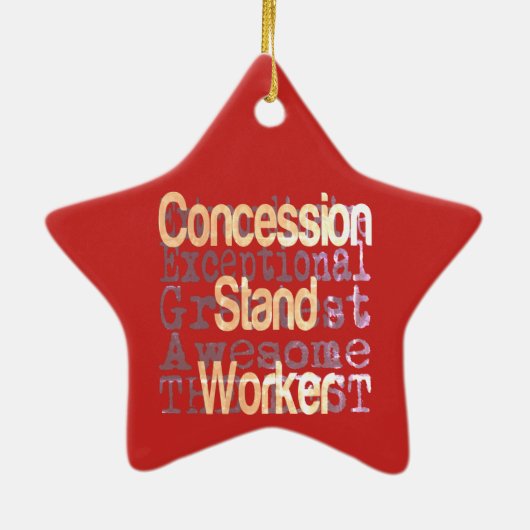 Concessiestandaardwerker Keramisch Ornament (Achterkant)