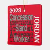 Concessiestandarbeider Buitengewone DOUANE Keramisch Ornament (Links)