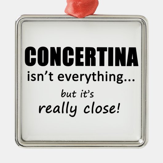 Concetina is niet alles metalen ornament (Voorkant)