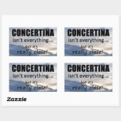 Concetina is niet alles rechthoekige Sticker (Vel)