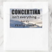 Concetina is niet alles rechthoekige Sticker (Tas)
