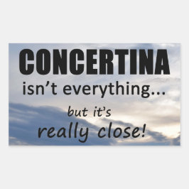 Concetina is niet alles rechthoekige Sticker