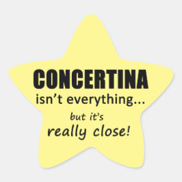 Concetina is niet alles Star-Sticker Ster Sticker