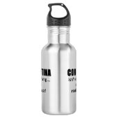 Concetina is niet alles waterfles (Achterkant)