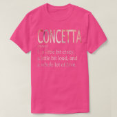 Concetta Meisje Naam Definitie T-shirt (Design voorkant)