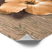 Conch Blowing Poster zonder lijst (Hoek)