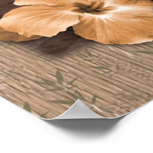 Conch Blowing Poster zonder lijst (Hoek)