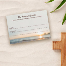 Conch on Beach Memorial Aanwezigheid Informatiekaartje