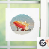 Conch on the Beach Ceramic Tile Desk Organizer Raamsticker (Huis)