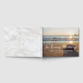 Conch op het strand in liefdevolle herinnering gastenboek (Volledig)