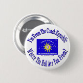 Conch Republic 2 copy.jpg Ronde Button 5,7 Cm (Voorkant /achterkant)