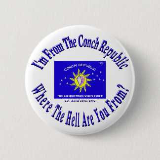 Conch Republic 2 copy.jpg Ronde Button 5,7 Cm