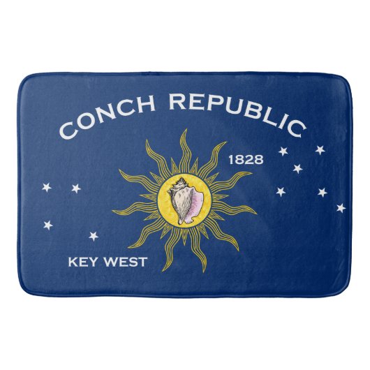 Conch Republic Flag Key West Florida Badmat (Voorkant)