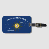Conch Republic Flag Key West Florida Bagagelabel (Voorkant (horizontaal))