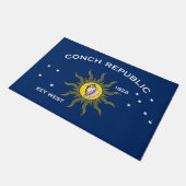 Conch Republic Flag Key West Florida Deurmat (Schuin)