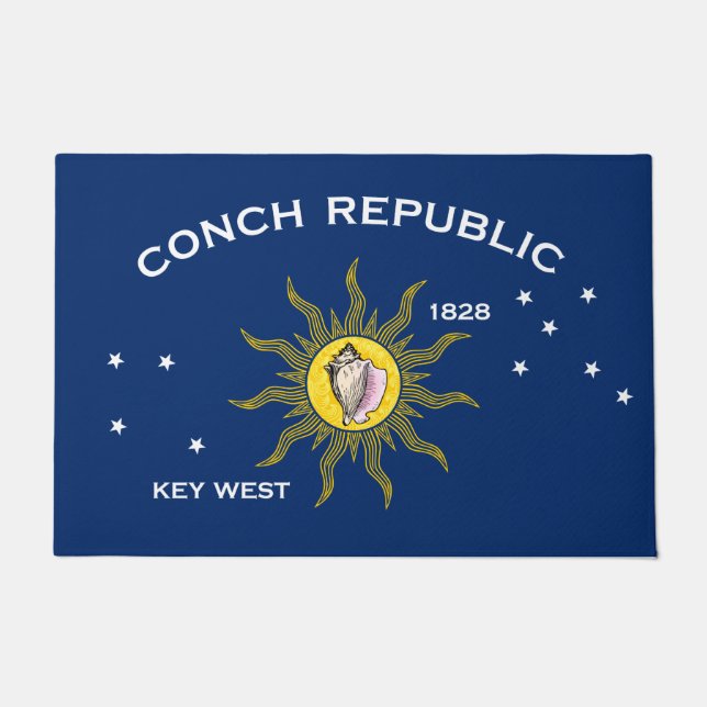 Conch Republic Flag Key West Florida Deurmat (Voorkant)