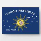 Conch Republic Flag Key West Florida Fotoplaat (voorkant)