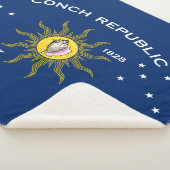 Conch Republic Flag Key West Florida Sherpa Deken (3/4)