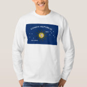 Conch Republic Flag Key West Florida T-shirt (Voorkant)