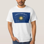 Conch Republic Flag Key West Florida T-shirt (Voorkant)
