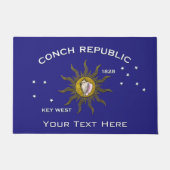 Conch Republic Key West Personalize Deurmat (Voorkant)