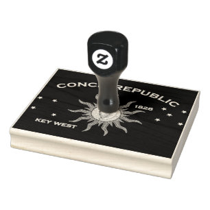 Conch Republic Vlag Key West Florida Rubberstempel