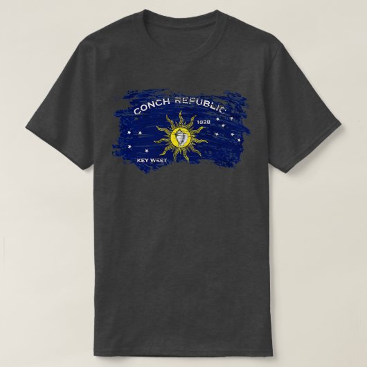 Conch Republic Vlag TShirt 2 (Design voorkant)