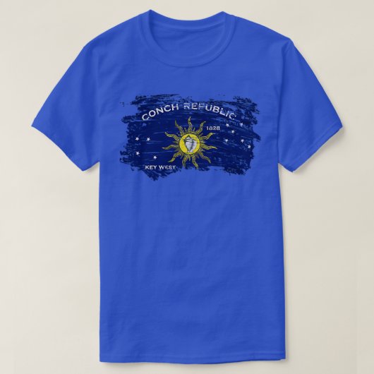 Conch Republic Vlag TShirt 4 (Design voorkant)