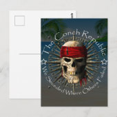Conch Republic We Seceded Briefkaart (Voorkant / Achterkant)