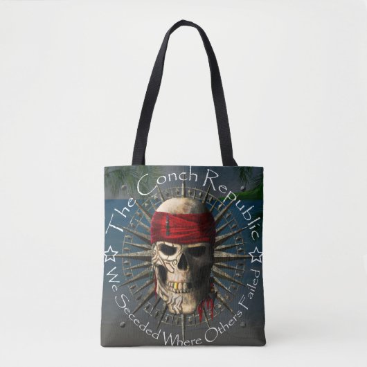 Conch Republic We Seceded Tote Bag (Voorkant)