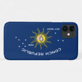 Conch Republiek Vlag Key West Florida Case-Mate iPhone Case (Achterkant (horizontaal))