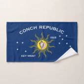 Conch Republiek Vlag Key West Florida Handdoek (Handdoek)