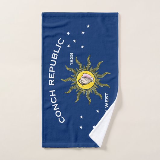 Conch Republiek Vlag Key West Florida Handdoek (Handdoek)