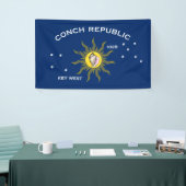 Conch Republiek Vlag Key West Florida Spandoek (Beurs)