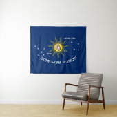 Conch Republiek Vlag Key West Florida Wandkleed (In Situ (horizontaal))