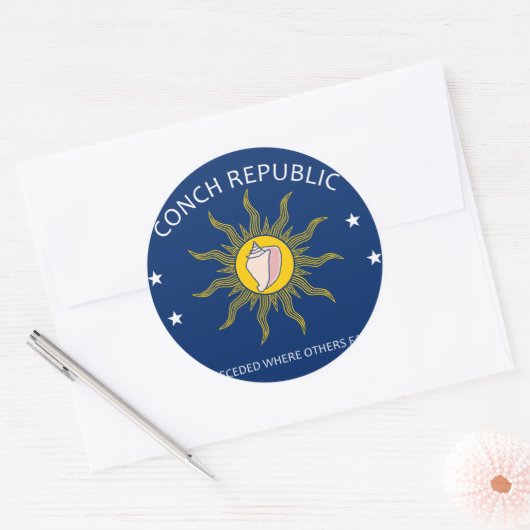 Conch Ronde Sticker (Envelop)