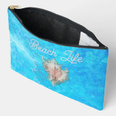 Conch Schelp "Strandleven" Etui (Open)