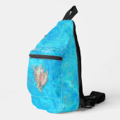 Conch Schelp "Strandleven" Sling Bag (Rechterhoek)