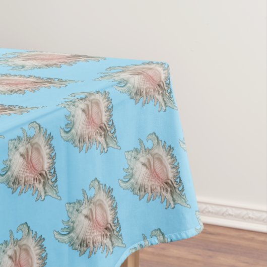 Conch Schelp "Strandleven" Tafelkleed (Voorbeeld)